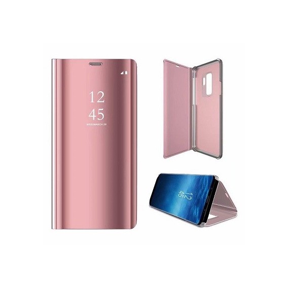 Samsung Galaxy S9 Plus Spiegel Clear View Case Pink