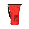 Seesack Strandtasche wasserdicht Outdoor 20L Orange