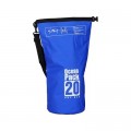 Seesack Strandtasche wasserdicht Outdoor 20L Blau