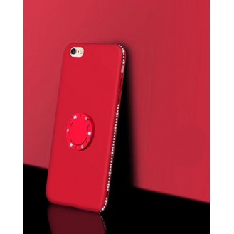 X-Ring Finger Loop Magnet Case iPhone 7 Plus & 8 Plus Rot