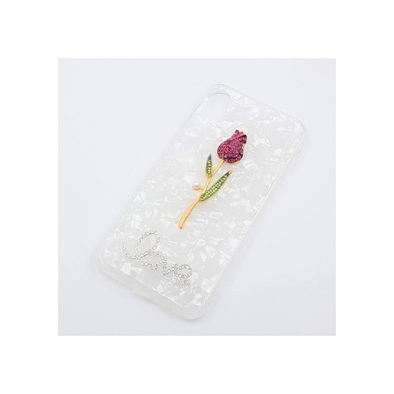 Bling Rose Cover Case Hülle iPhone 7, 8
