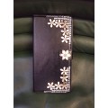 Bling Book Cover Hülle iPhone 7, 8 Schwarz