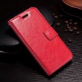 Leder Book Case Etui Galaxy Note 9 Rot