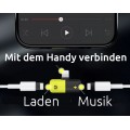 2in1 Adapter für Musik und Laden iPhone