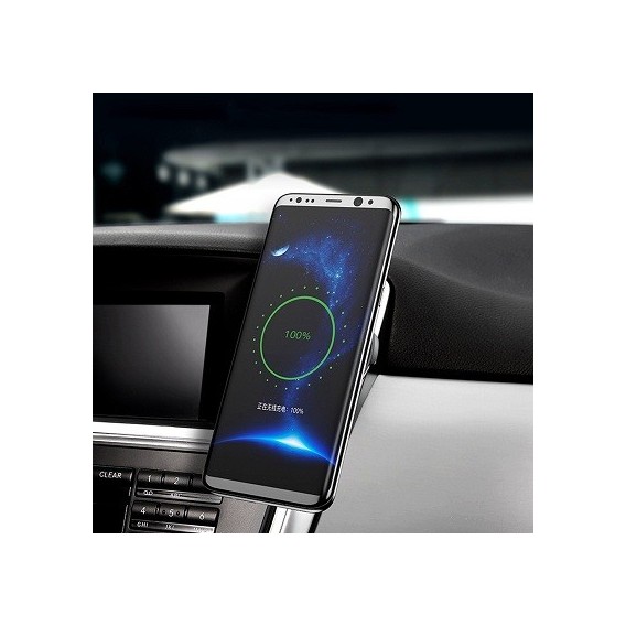 Baseus - Qi Wireless 2A Fast Charging Auto KFZ Magnet Halterung