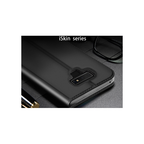 SZ Leder Book Case Etui Galaxy Note 9 Schwarz