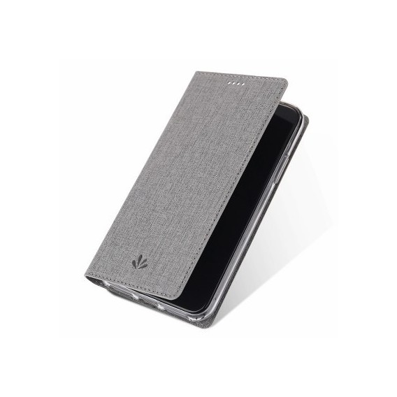 Galaxy Note 9 Book Case Wallet Tasche Grau