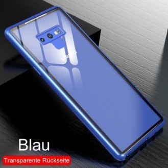 360° Magnet Cover Hülle Galaxy Note 9 Blau