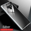 360° Magnet Cover Hülle Galaxy Note 9 Silber
