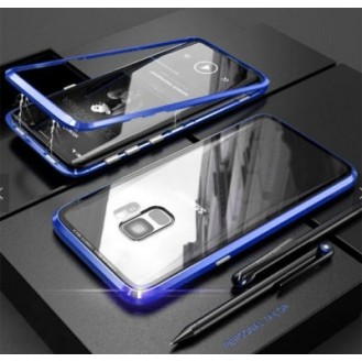 360° Magnet Cover Hülle Galaxy S8 Blau
