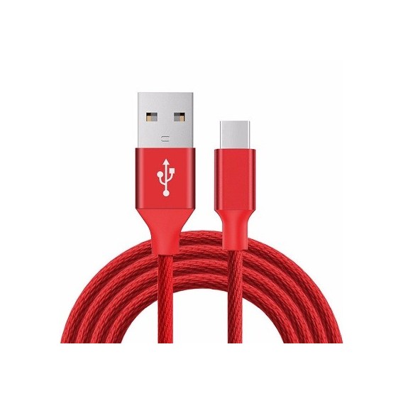Datenkabel USB Micro USB C Typ-C Rot