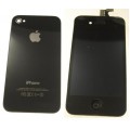 iPhone 4 Umbau Komplett Set / Reparatur Set in Schwarz A1332, A1349
