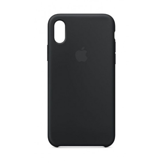 iPhone XS Silikon Case Schwarz