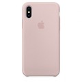iPhone XS Silikon Case Pink Sand