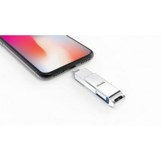 iDiskk U006 USB 3.0 Speicher Stick für Apple iPhone, iPad, iPod 32GB Silber, OVP