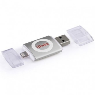 iDiskk USB 3.0 Speicher Stick für Apple iPhone, iPad, iPod OVP Moonlight Silber ( 64 GB )