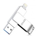 iDiskk U006 USB 3.0 Speicher Stick für Apple iPhone, iPad, iPod 64GB Silber, OVP