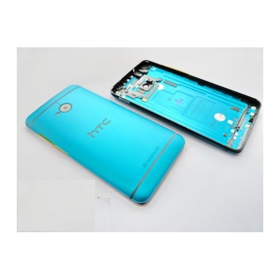 HTC One M7 Akkudeckel Hell Blau