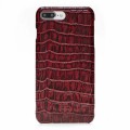 Bouletta Echt Leder Case iPhone 7/8 Plus Ultimate Jacket Croco Rot