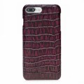 Bouletta Echt Leder Case iPhone 7/8 Plus Ultimate Jacket Croco Purple