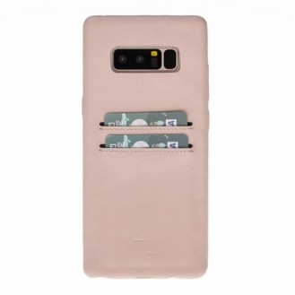 Samsung Note 8 Bouletta Echt Leder Ultra Cover CC Nude