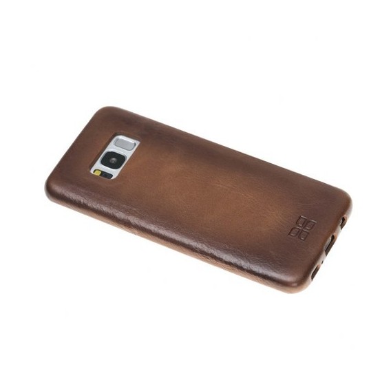 Samsung Galaxy S8 Bouletta Echt Leder Ultra Cover Braun