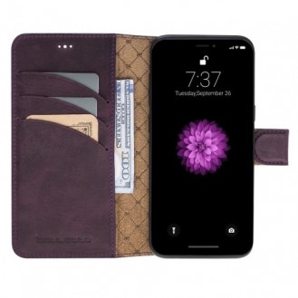 Samsung Galaxy S8 Plus Bouletta Echt Leder Magic Wallet Lila