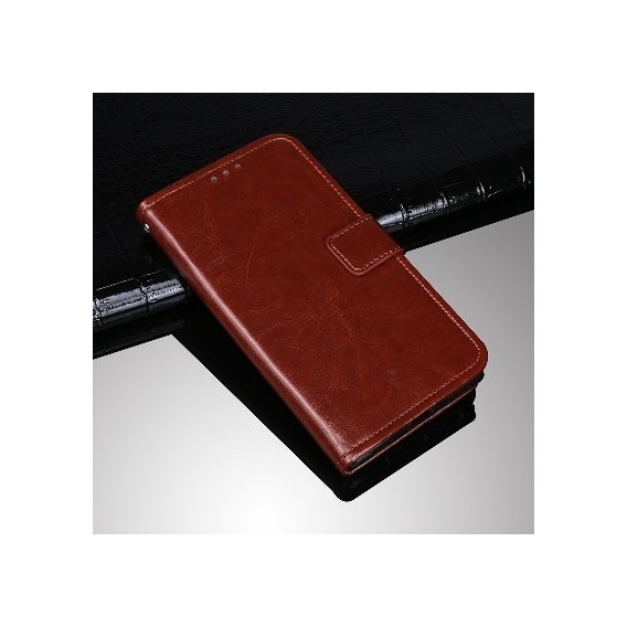 Galaxy A9 Book Case Wallet Tasche Braun