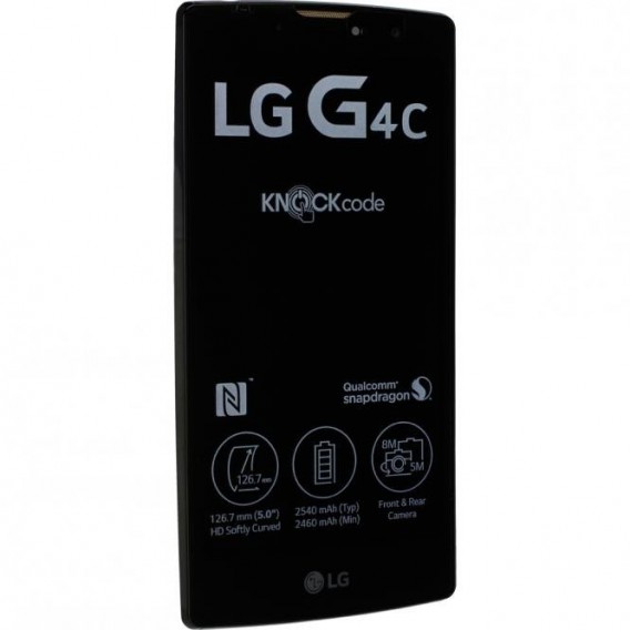 LG G4c (H525N) Komplett LCD+Frontcover Schwarz Gold mit