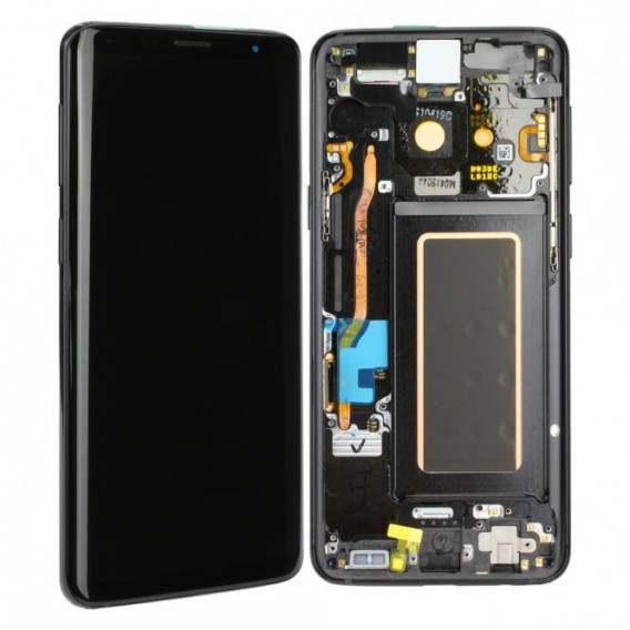 Samsung Galaxy S9 Komplett LCD + Frontcover, Midnight Black