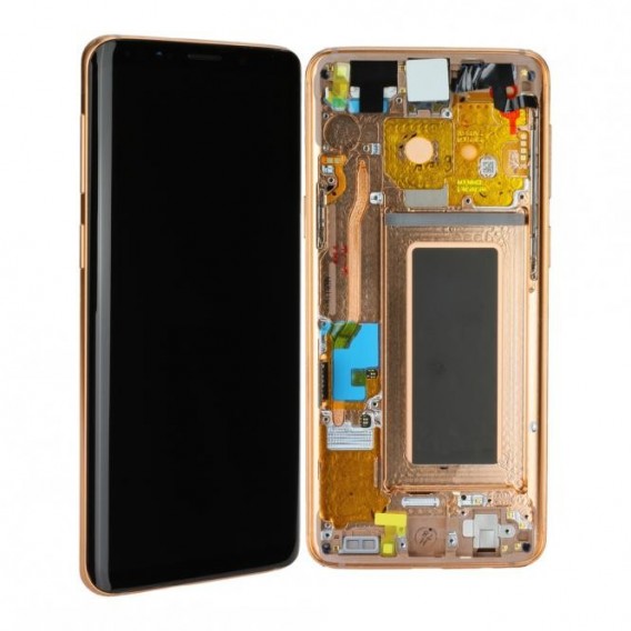 Samsung Galaxy S9 Komplett LCD + Frontcover, Gold