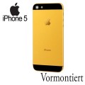 iPhone 5 Alu Backcover Rückseite Gold A1428, A1429, A1442