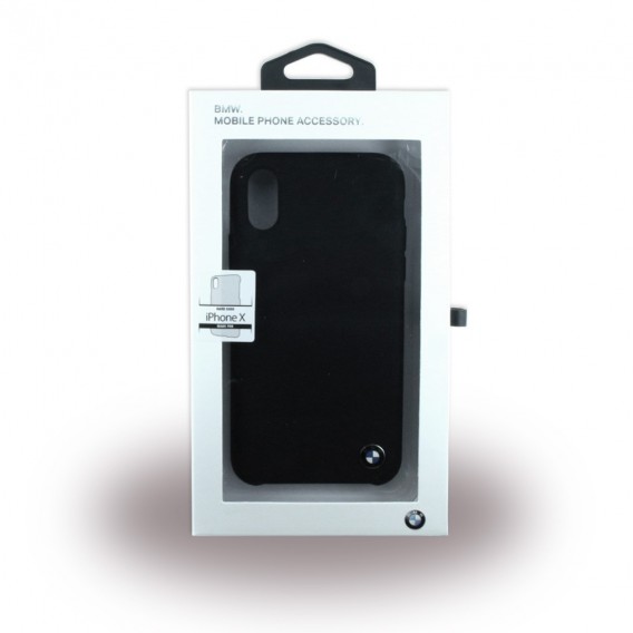 BMW - Signature - Apple iPhone X Schwarz Silikon Cover Case