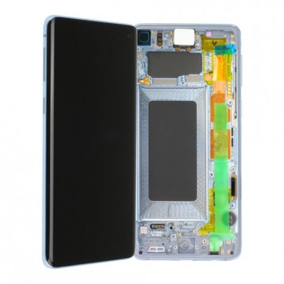 Samsung Galaxy S10 G973F LCD + Touch einheit, Prism Blue