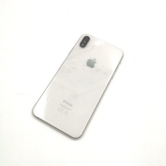 iPhone XS Backcover Gehäuse Rahmen mit Tasten Vormontiert Weiss