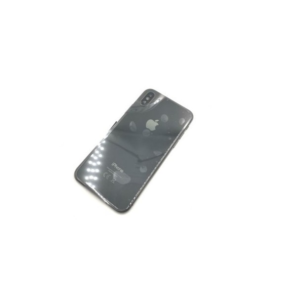 iPhone X Backcover Gehäuse Rahmen mit Tasten Vormontiert Schwarz