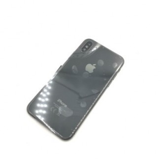 iPhone X Backcover Gehäuse Rahmen mit Tasten Vormontiert Schwarz