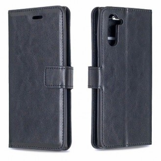 Schutzhülle Samsung Galaxy Note 10 Tasche Flip Book Case Schwarz