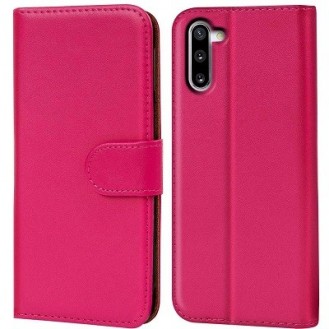 Schutzhülle Samsung Galaxy Note 10 Tasche Flip Book Case Pink
