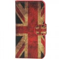 England UK Flagge Leder Kreditkarte HTC One Mini M4