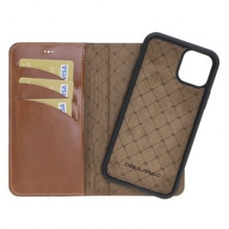 Bouletta Echt Leder Magic Wallet iPhone 11 Pro Max Braun