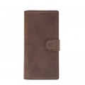 Bouletta Echt Leder Galaxy Note 10 Book Wallet Antik Braun