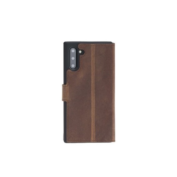 Bouletta Echt Leder Galaxy Note 10 Book Wallet Antik Braun