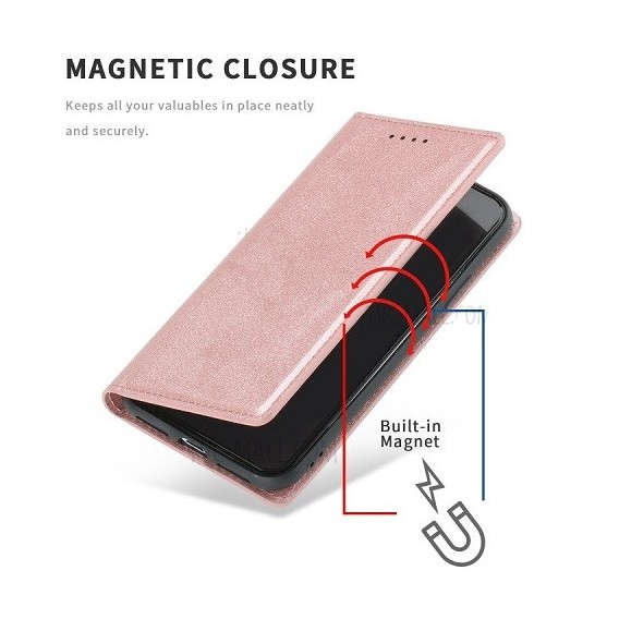 Magnetverschluss Kartenhalter Leder-Telefonkasten Für Apple