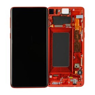 Samsung Galaxy S10 LCD Display, Rot