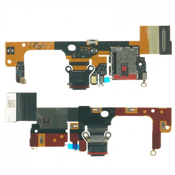 Google Pixel 3 XL USB C Anschluss Buchse Mikrofon Leitung Platine board