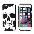 Skull-Kopf-Soft iPhone 6 4.7" Weiss 