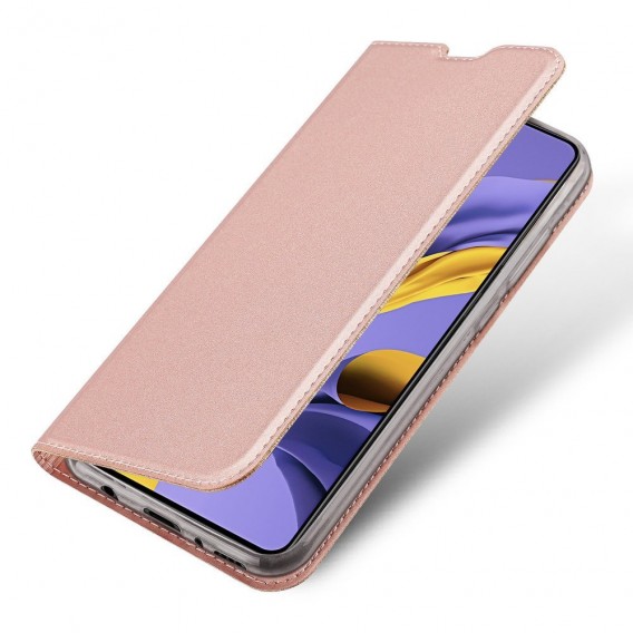 DUX DUCIS Bookcase schutzhülle Aufklappbare hülle für Samsung Galaxy A51 Rosa Gold