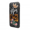 SBS COVER MIT GIRL GANG-PATCH FÜR IPHONE XS/X