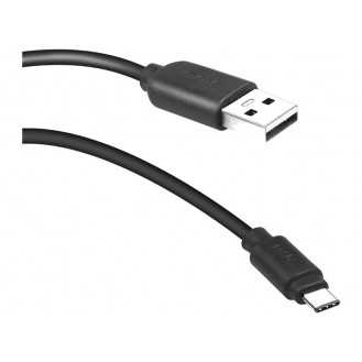 SBS Datenkabel USB 2.0 Typ-C  Schwarz